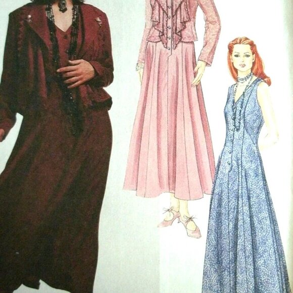 McCall's Sewing Pattern 6849 Unlined Jacket and Dress Misses Size 10-14 - Picture 1 of 1
